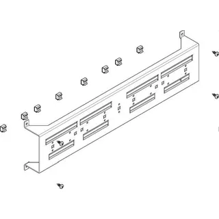 ABN Montagetraverse 2FB/2RE für 4xNH00 Trenner FMT22309N