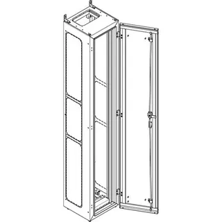 ABN Standgehäuse schutzisoliert IP55 340x1890x340mm NT112PB