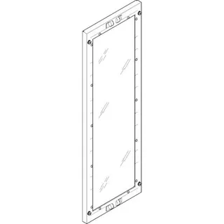 ABN Abdeckplatte 250x750mm 1FB/5RE geschlossen Sichtsch. FAS15N