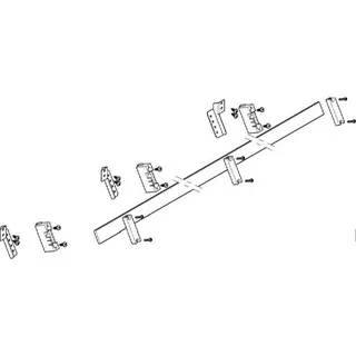 ABN Sammelschienenmodul N/PE mit CU 30x5mm 1polig 30° Standard MXSC41441