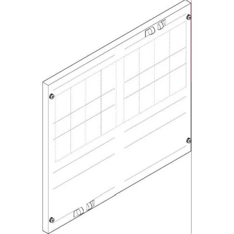 ABN Abdeckplatte 500x450mm 2FB/3RE 60mm NH00/000/D02 FAP23674N