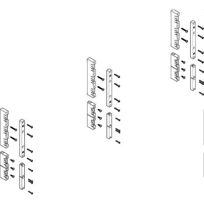 ABN Sammelschienenmodul flach 60mm für CU 12x5mm 5polig 32mm MFS43605