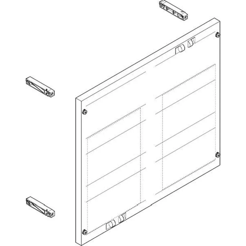 ABN ESPRO-Modul tief 250x450mm für NH1-Trenner 70mm MT23512