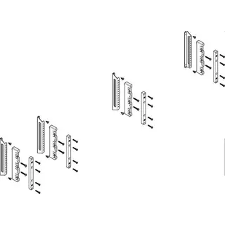 ABN Sammelschienenmodul tief 60mm für CU 12x5mm 3polig 32mm MTS52603
