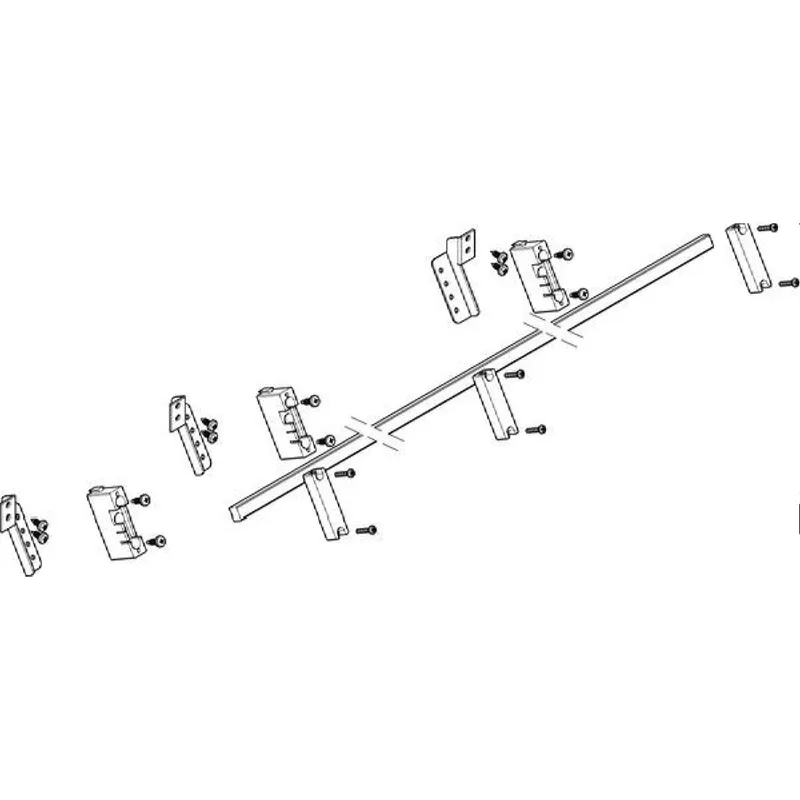 ABN Sammelschienenmodul N/PE mit CU 12x10mm 1polig 30° Standard MXSC31431