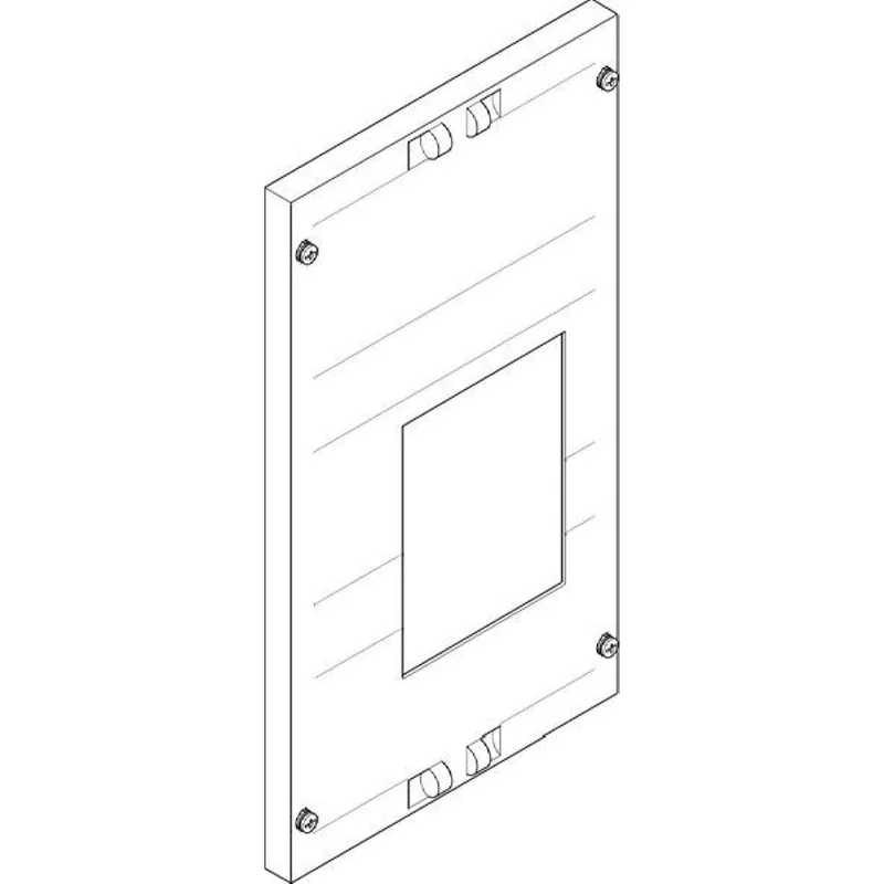 ABN Abdeckplatte 250x450mm 1FB/3RE gefräst 400-630A 3/4p FAT13250N