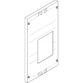 ABN Abdeckplatte 250x450mm 1FB/3RE gefräst 400-630A 3/4p FAT13250N