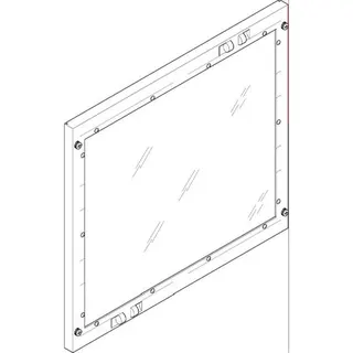 ABN Abdeckplatte 500x450mm 2FB/3RE geschlossen Sichtsch. FAS23N