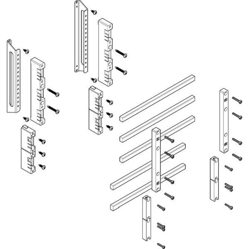 ABN Sammelschienenmodul tief 60mm mit CU 12x10mm 5polig 32mm MTSC13635