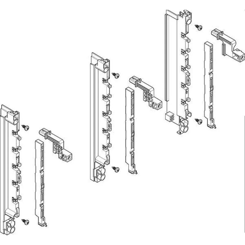 ABN Sammelschienenmodul tief 40mm für CU 12x5mm 5polig 70mm MTS22505
