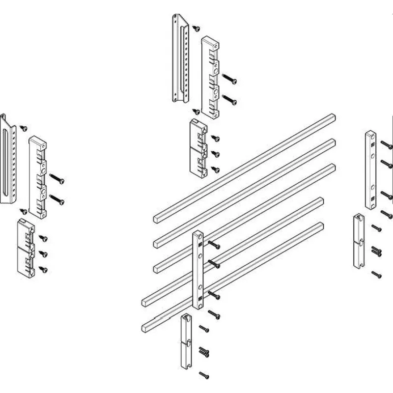 ABN Sammelschienenmodul tief 60mm mit CU 12x10mm 5polig 32mm MTSC23635
