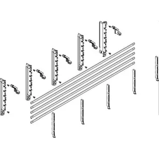 ABN Sammelschienenmodul tief 40mm mit CU 12x5mm 5polig 70mm MTSC42515