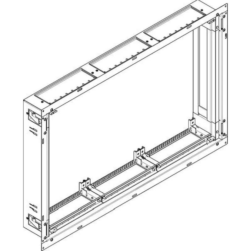 ABN ESPRO Flachverteiler UP/HW T: 110mm UL33X 108PLE 3x3reihig UP Wanne UL33X