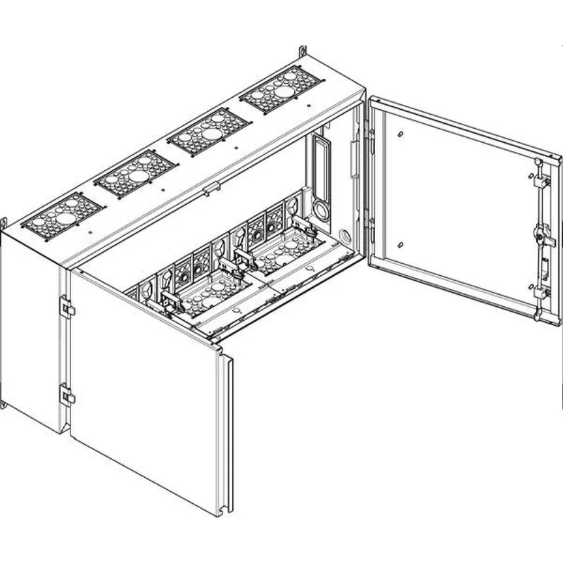 ABN Wandgehäuse schutzisoliert IP54 1050x502x225mm SP43