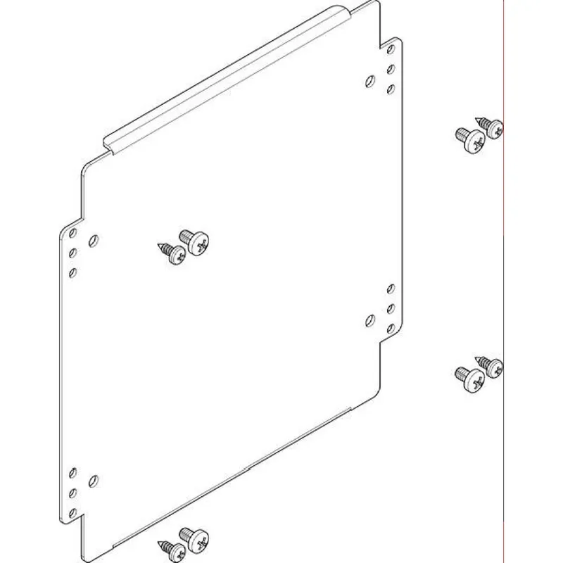 ABN Montageplatte 244x282mm 1FB/2RE FMA12N