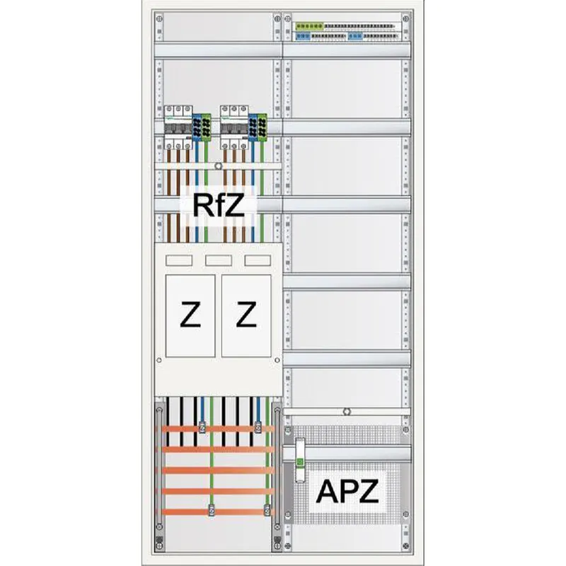 ABN Zählerschrank eHZ 2Z 1V 1APZ sHS IP43 SK2 5polig S27EA220