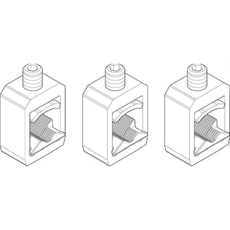 ABN Rahmenklemme NH1 35-150 qmm CU-u.ALU-Ltr (PK=3Stk.) XASRK12