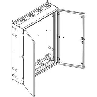 ABN Wandgehäuse schutzisoliert IP55 1090x1440x340mm NT49P