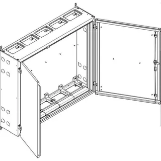 ABN Wandgehäuse schutzisoliert IP55 1340x1140x340mm NT57P