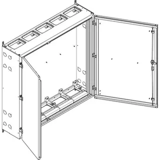ABN Wandgehäuse schutzisoliert IP55 1340x1290x340mm NT58P