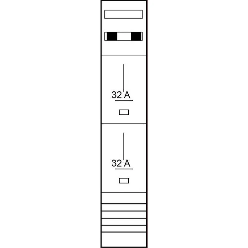 ABN Zählerplatz Z19120P 5-p.BxH :250x1350mm Z19120P