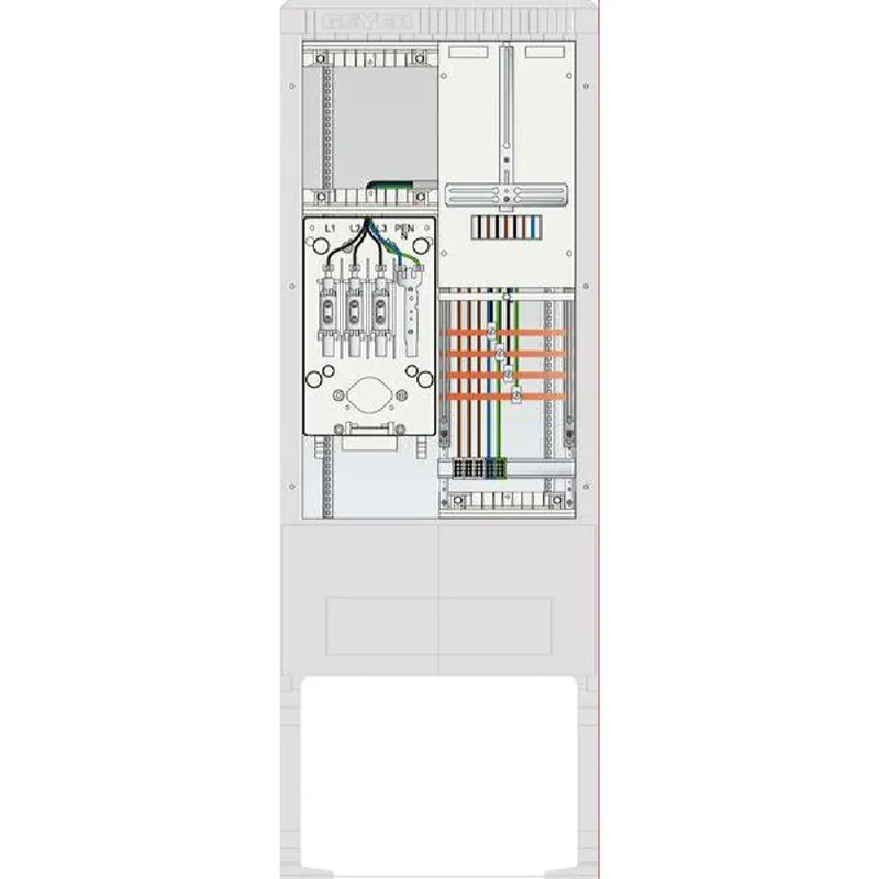 ABN Zähleranschlusssäule 1ZP LP 4p HLAK 25qmm HAK SZ175ZL1402