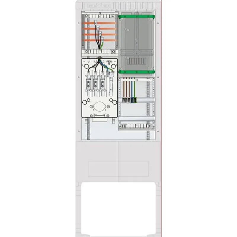 ABN Zähleranschlusssäule 1ZP 4p HLAK 25qmm SZ175ZZ1403