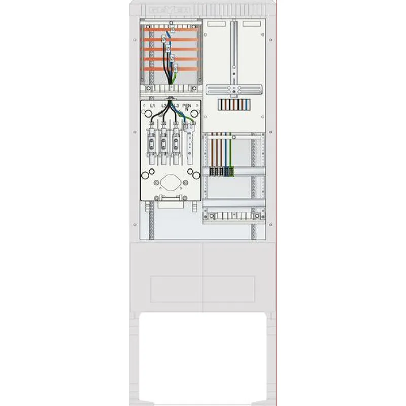 ABN Zähleranschlusssäule 1ZP 5p HLAK 25qmm HAK SZ175ZZ1502