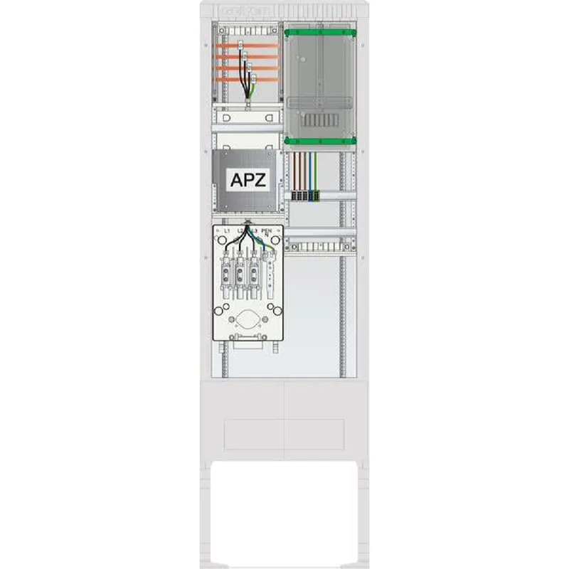 ABN Zähleranschlusssäule 1ZP APZ 4p HLAK 25qmm IP54 ZP-Abd. HAK SZ205ZA1403