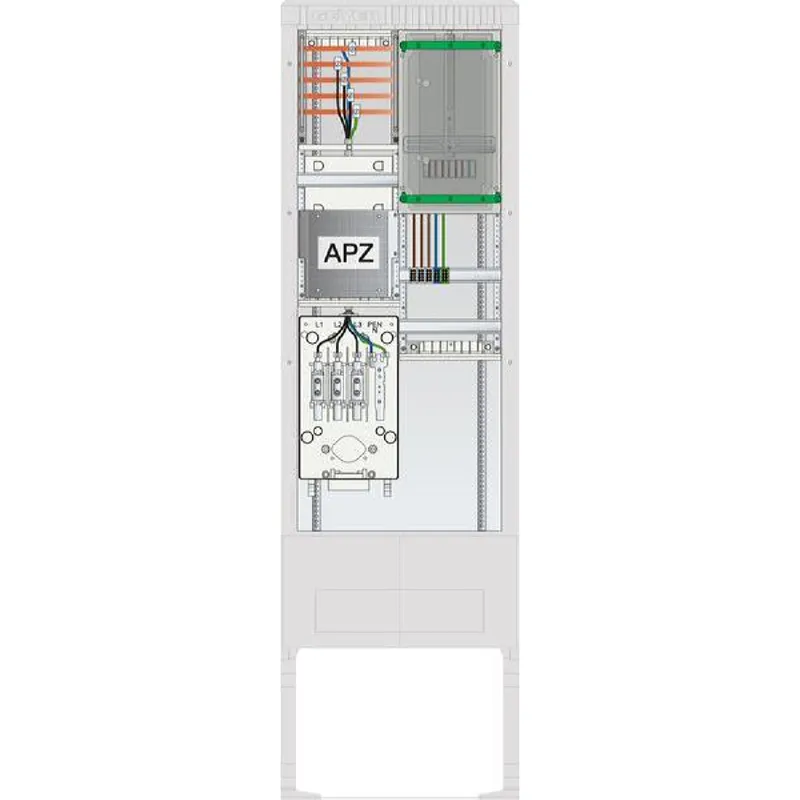 ABN Zähleranschlusssäule 1ZP APZ 5p HLAK 25qmm IP54 ZP-Abd. HAK SZ205ZA1503