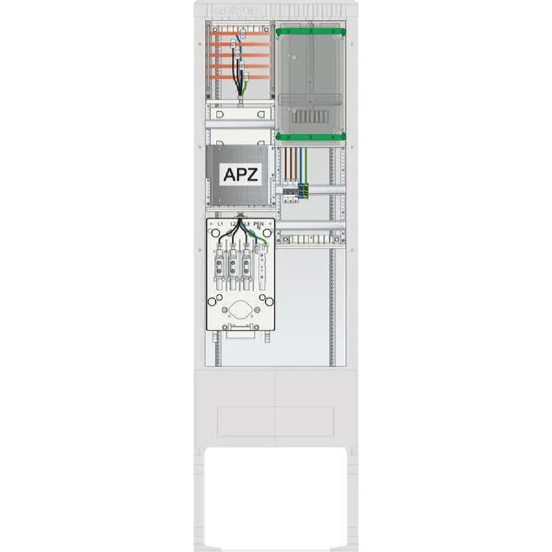 ABN Zähleranschlusssäule 1ZP APZ 5p IP54 ZP-Abd. HAK SZ205ZA1505