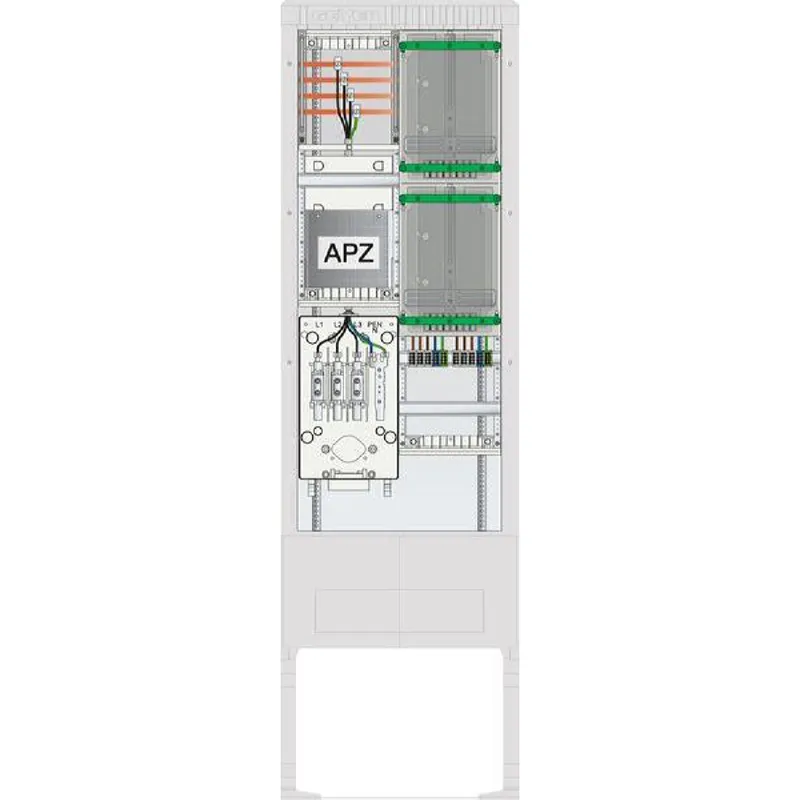 ABN Zähleranschlusssäule 2ZP APZ 4p HLAK 25qmm IP54 ZP-Abd. HAK SZ205ZA2403