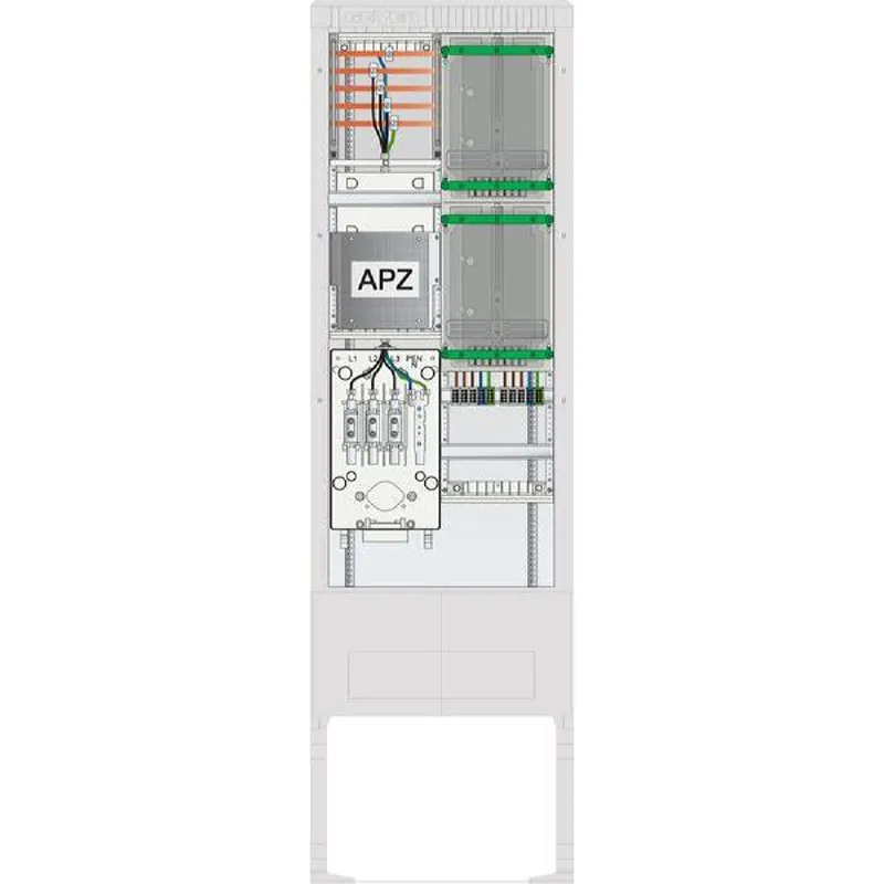 ABN Zähleranschlusssäule 2ZP APZ 5p HLAK 25qmm IP54 ZP-Abd. HAK SZ205ZA2503