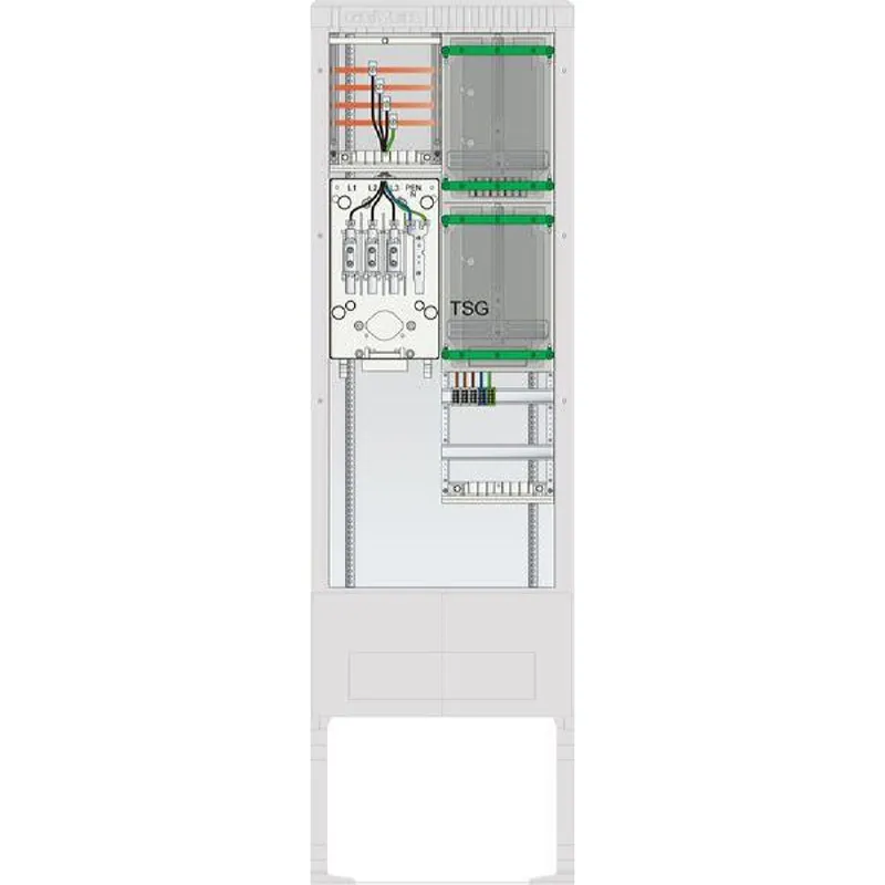 ABN Zähleranschlusssäule 1ZP TSG 4p HLAK 25qmm IP54 ZP-Abd. HAK SZ205ZZ1413