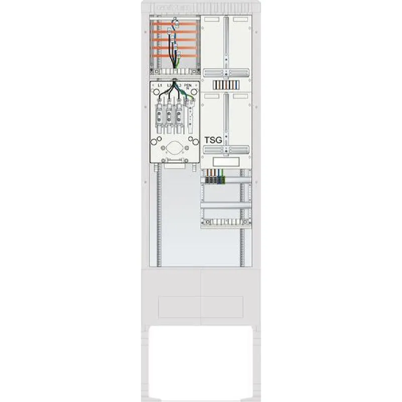 ABN Zähleranschlusssäule 1ZP TSG 5p HLAK 25qmm HAK SZ205ZZ1512