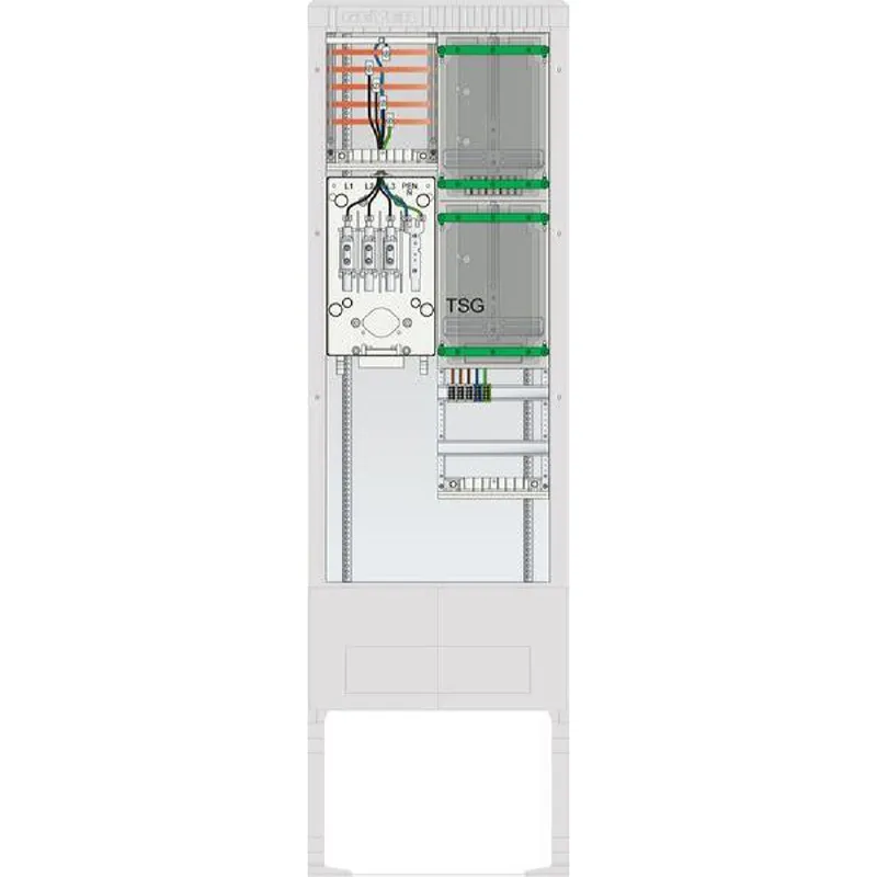 ABN Zähleranschlusssäule 1ZP TSG 5p HLAK 25qmm IP54 ZP-Abd. HAK SZ205ZZ1513