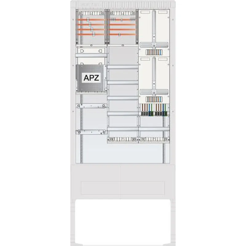ABN Zähleranschlusssäule 2ZP Vert.5R APZ 4p HLAK 25qmm SZ207ZA2400R