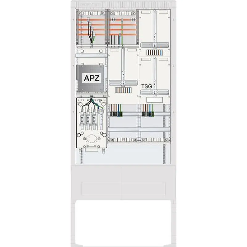ABN Zähleranschlusssäule 2ZP TSG APZ 4p HLAK 25qmm HAK SZ207ZA2412