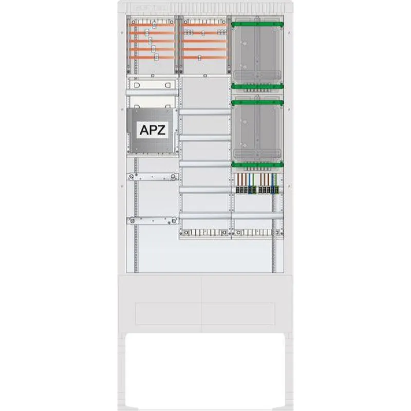 ABN Zähleranschlusssäule 2ZP Vert.5R APZ 5p HLAK 25qmm IP54 ZP-A. SZ207ZA2501R