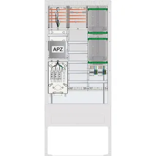ABN Zähleranschlusssäule 2ZP Vert.5R APZ 5p IP54 ZP-Abd. HAK ZSK SZ207ZA2506R
