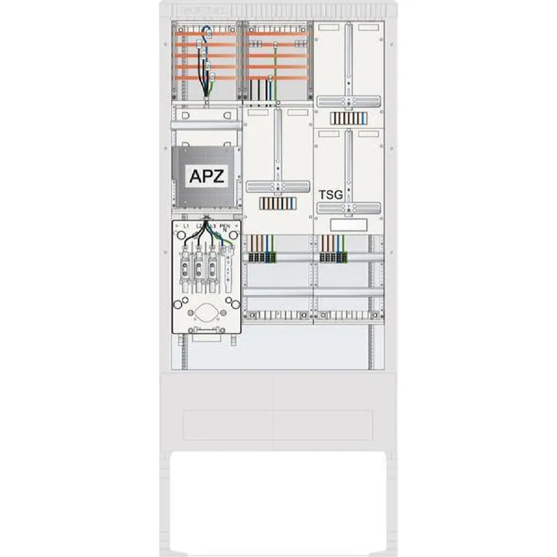 ABN Zähleranschlusssäule 2ZP TSG APZ 5p HLAK 25qmm HAK SZ207ZA2512