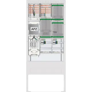 ABN Zähleranschlusssäule 2ZP TSG APZ 5p IP54 ZP-Abd. HAK ZSK SZ207ZA2516