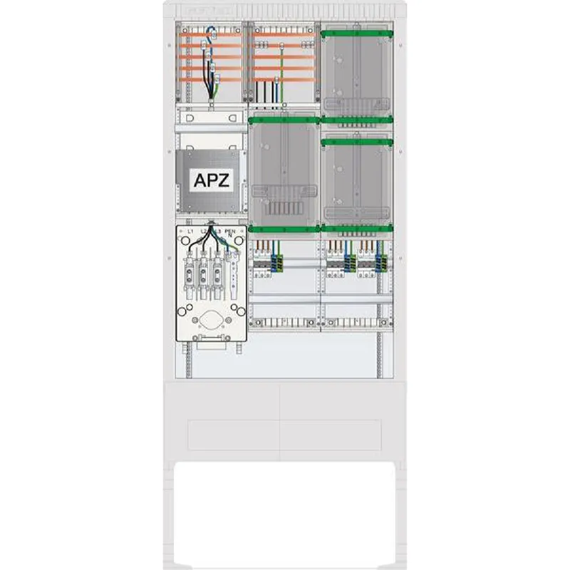 ABN Zähleranschlusssäule 3ZP APZ 5p IP54 ZP-Abd. HAK ZSK SZ207ZA3506