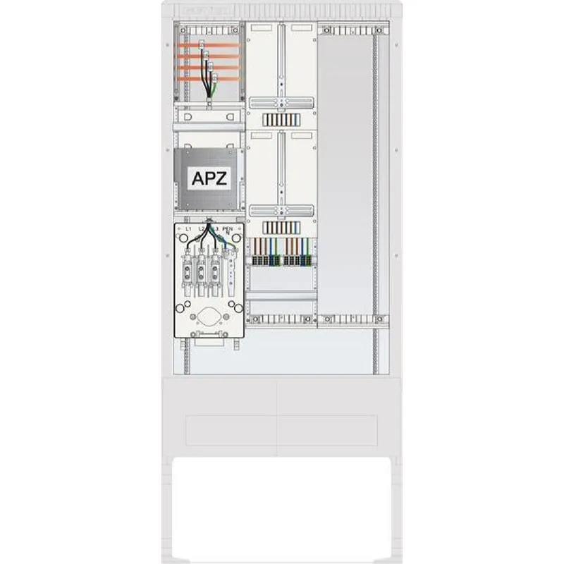 ABN Zähleranschlusssäule 2ZP APZ LP 4p HLAK 25qmm HAK SZ207ZL2402A