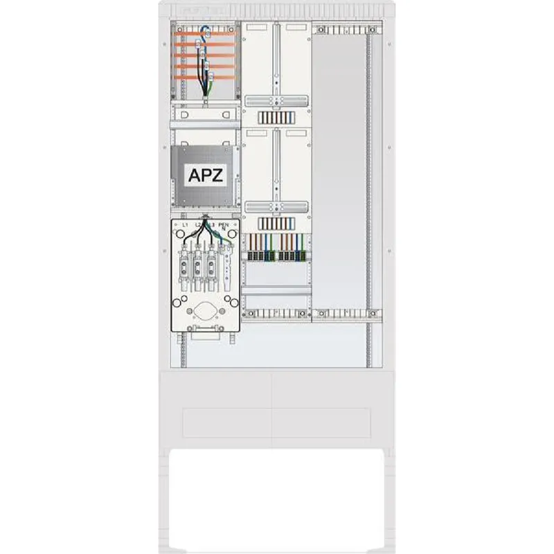 ABN Zähleranschlusssäule 2ZP APZ LP 5p HLAK 25qmm HAK SZ207ZL2502A