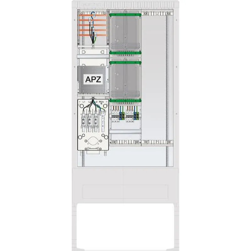 ABN Zähleranschlusssäule 2ZP APZ LP 5p IP54 ZP-Abd. HAK SZ207ZL2505A