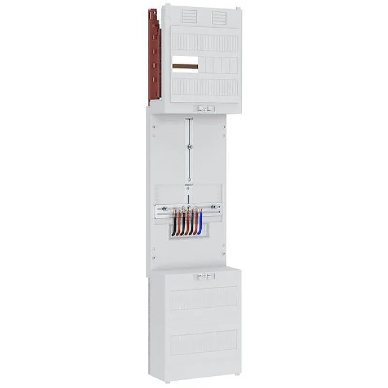 ABN Zählerfeld 3Pkt 1Z 4p mit Klemmstein 250x1050mm Z17ZD1400