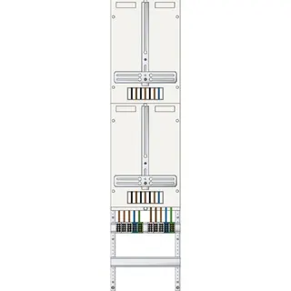 ABN Zählerfeld 3Pkt 2Z 5p mit Klemmstein 250x1050mm Z17ZX2500