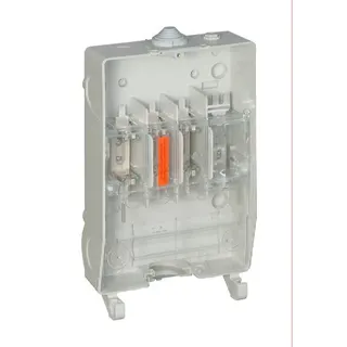 ABN Kabelhausanschlusskasten KH00 K3 245x415mm klarsicht HK334KL