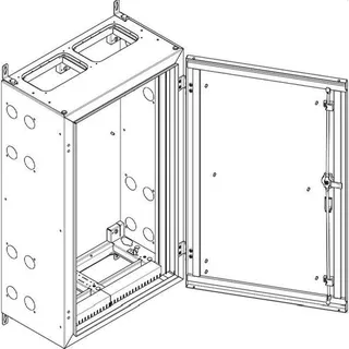 ABN Wandgehäuse schutzisoliert IP55 590x990x340mm NT26P